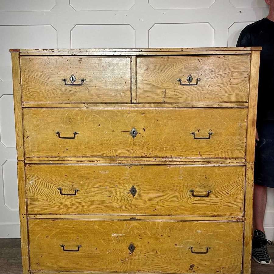 Large gustavian campaign drawers