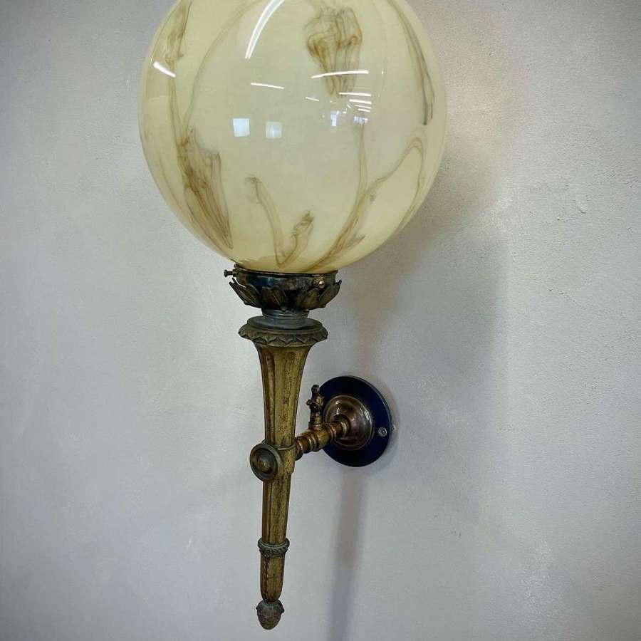 Pair of Large, French Torchere wall lights