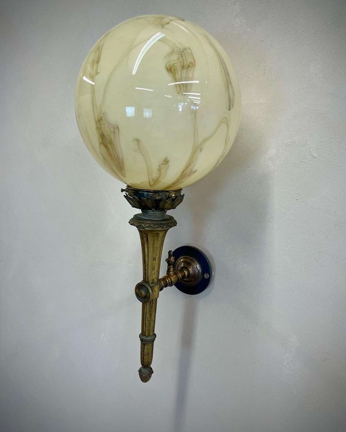 Pair of Large, French Torchere wall lights