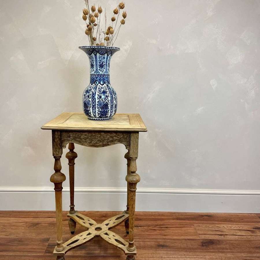 Bleached oak occasional table