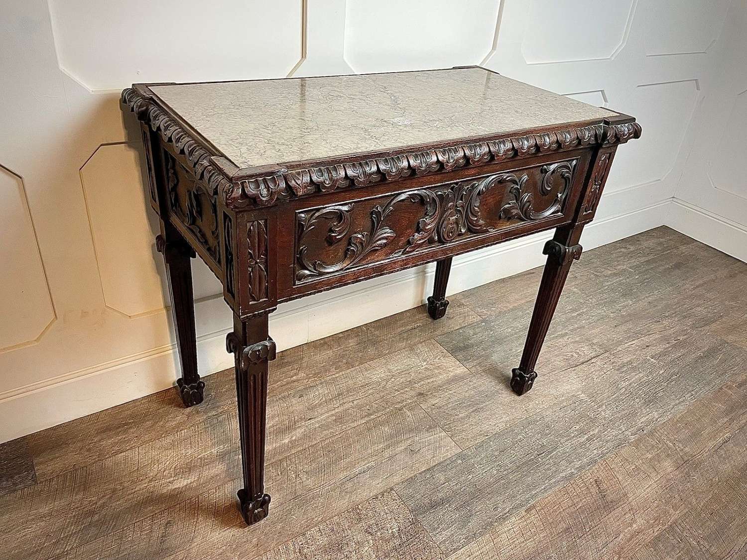 19c Marble topped console