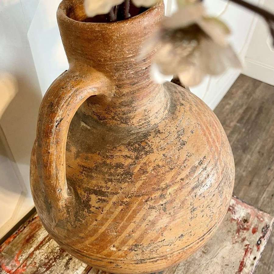 19c terracotta amphora