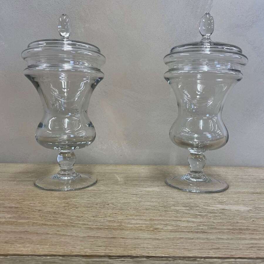 Belgian sweet shop jars circa 1920