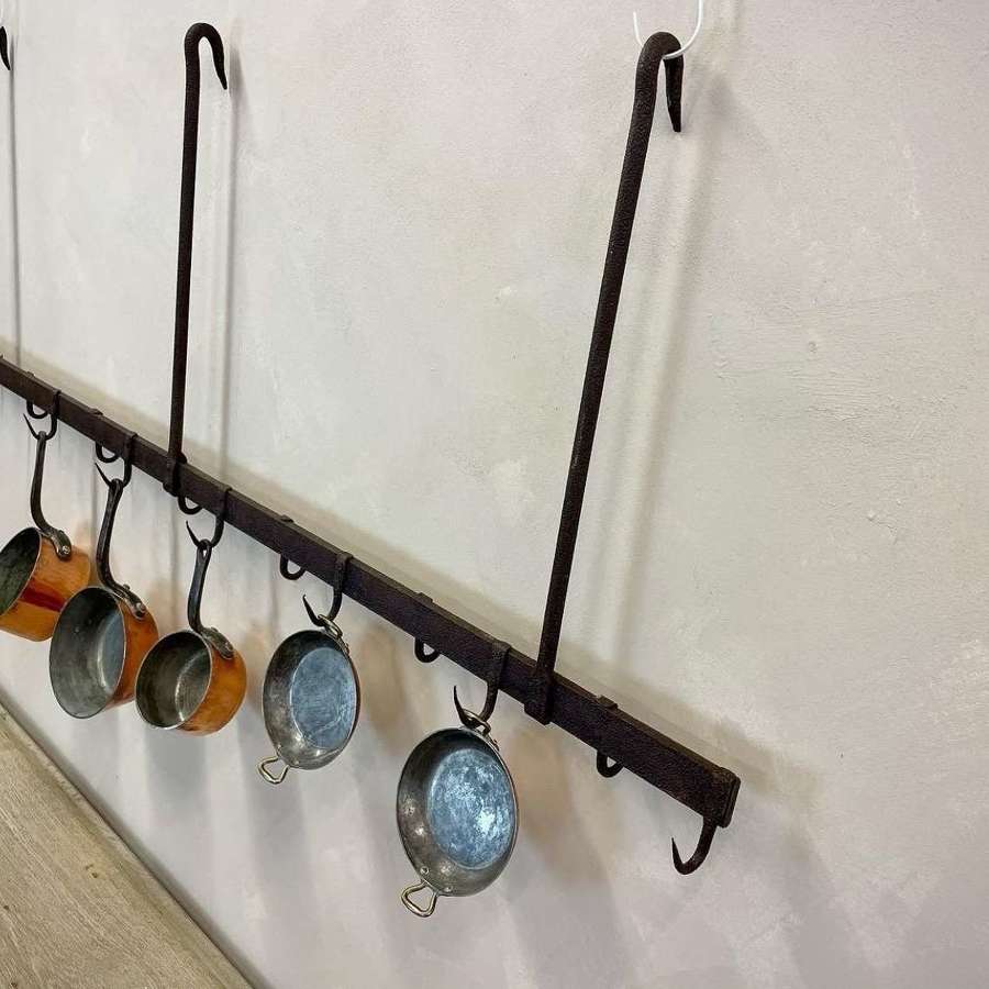 Hand forged iron game hooks