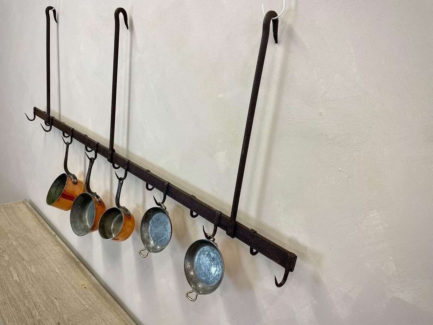 Hand forged iron game hooks