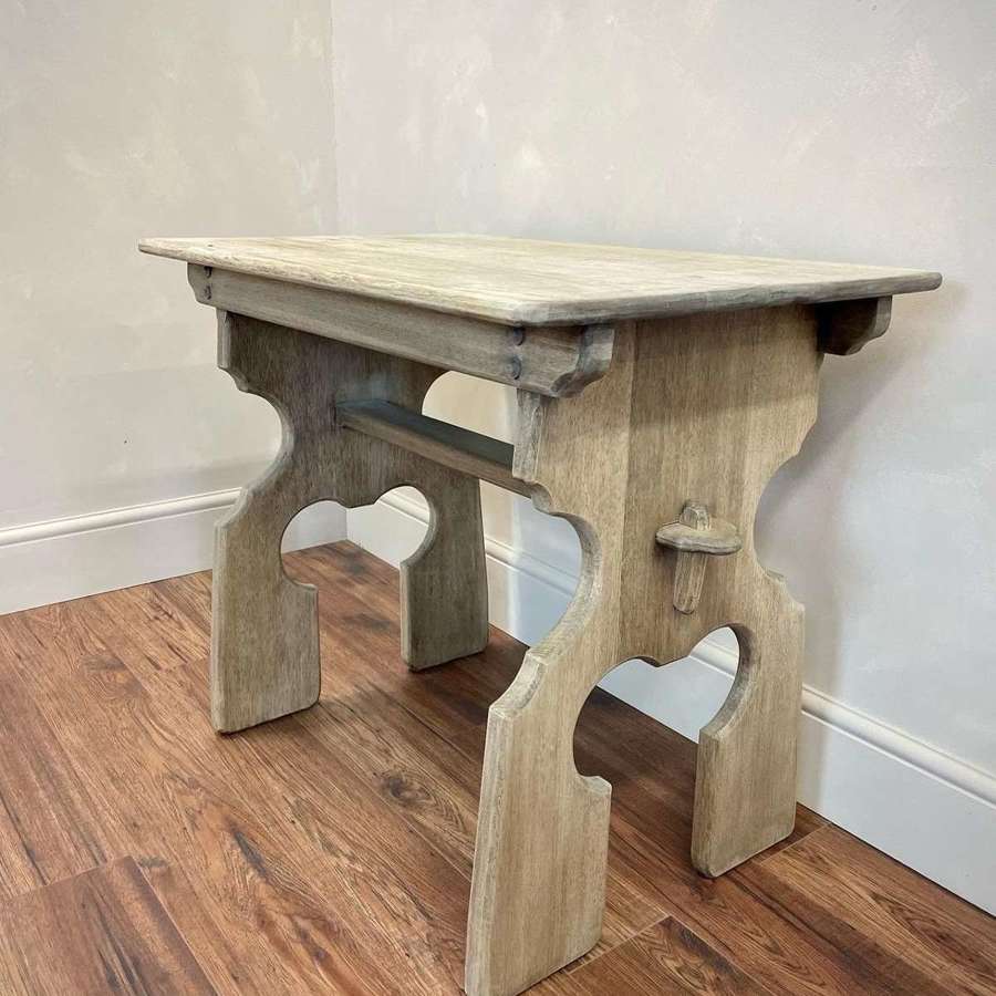 Bleached oak gothic style table