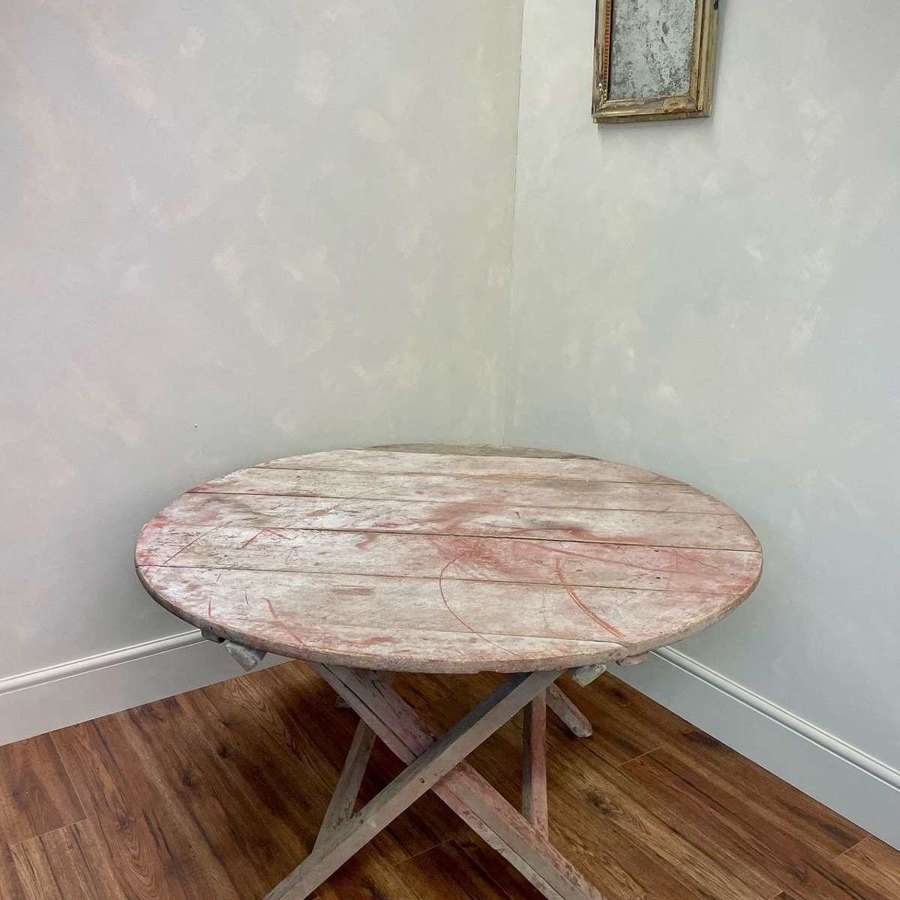 Rustic French pine table
