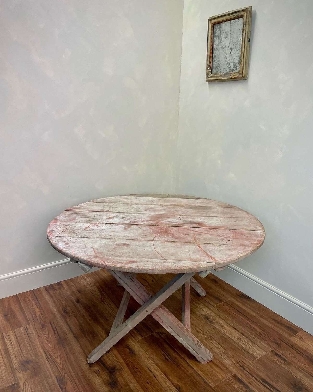 Rustic French pine table