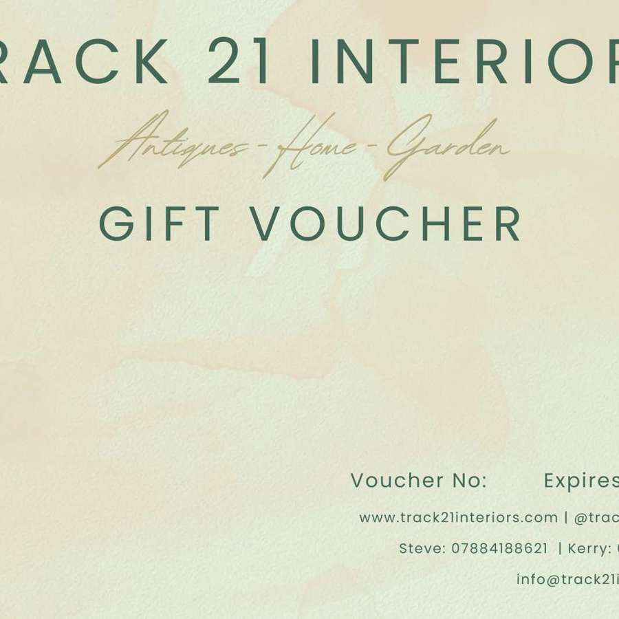 Gift Voucher in envelope/digital