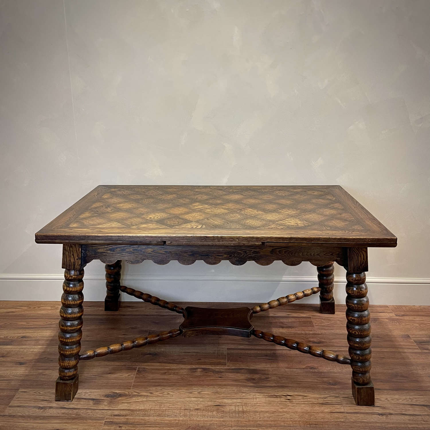 Parquetry Top Table by Charles Dudouyt