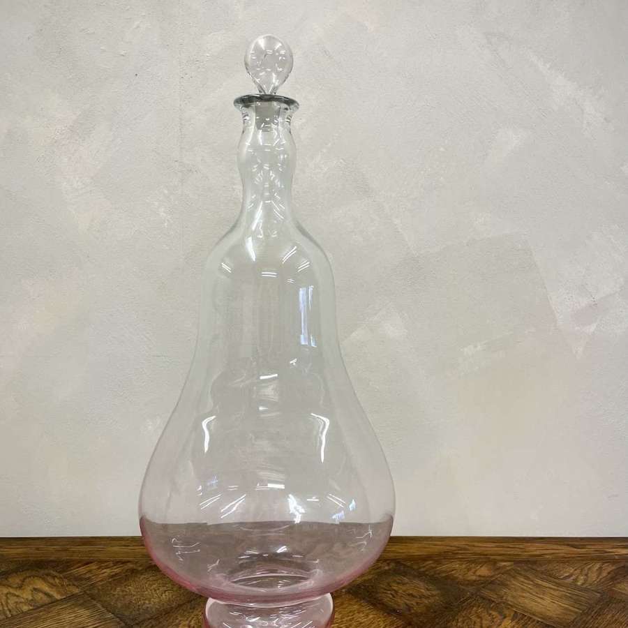 19th C  Large scale Glass Chemist Carboy