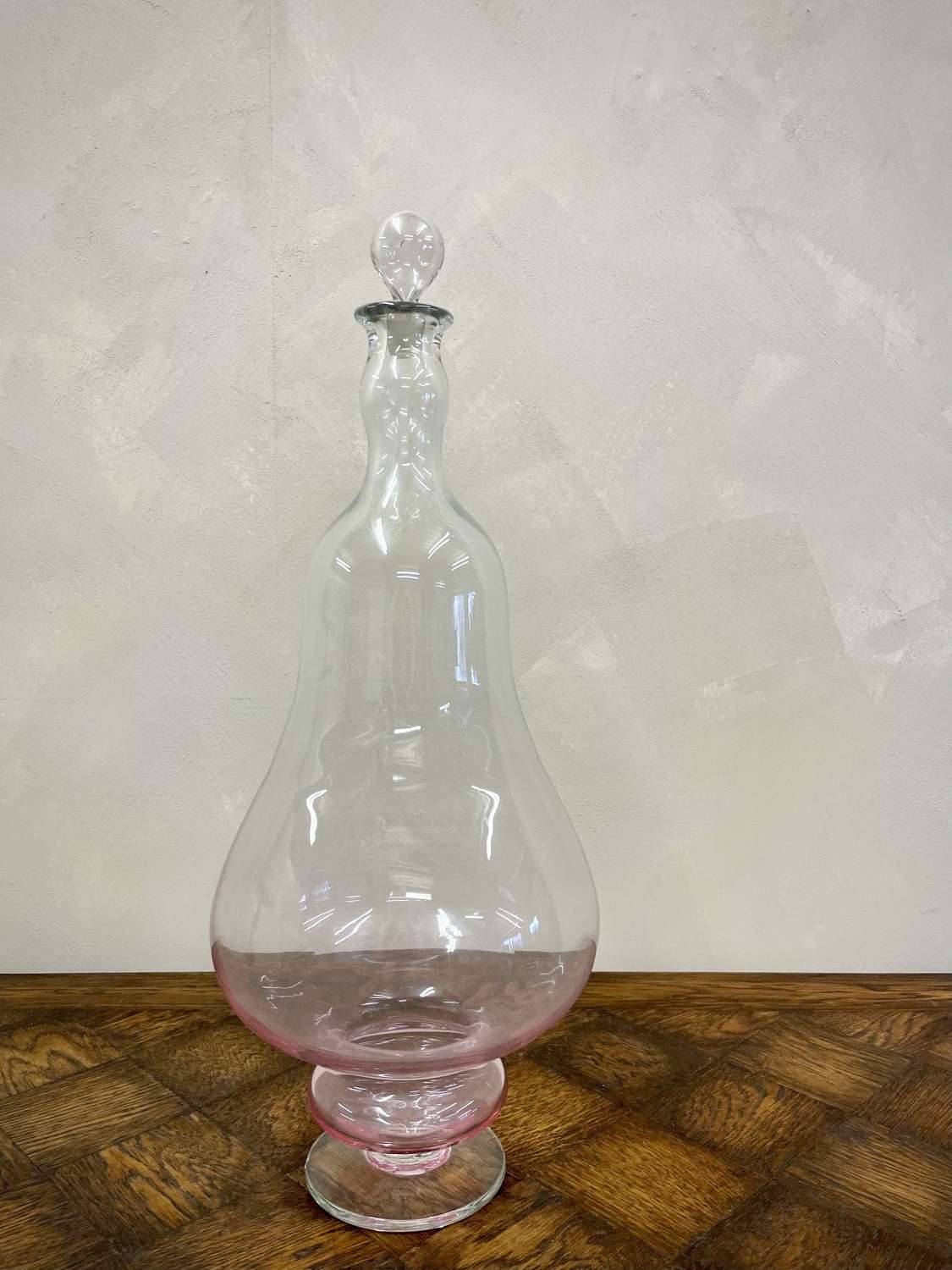 19th C  Large scale Glass Chemist Carboy