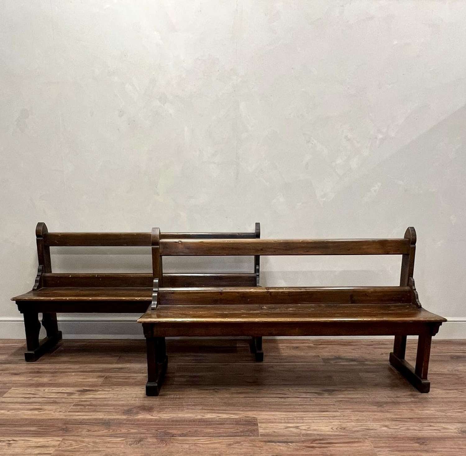 Pair of Church Benches