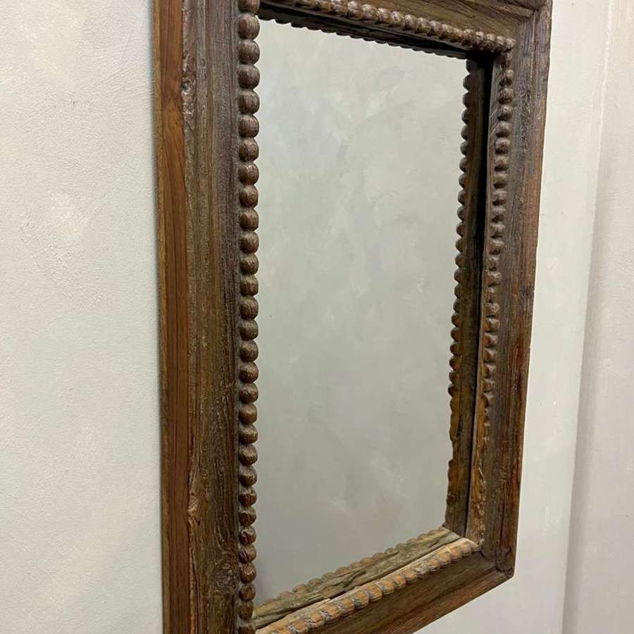 Large Hand Carved Mirror