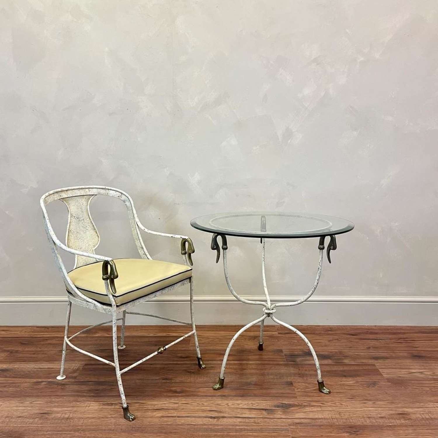 Mid Century French Table & Chair Set