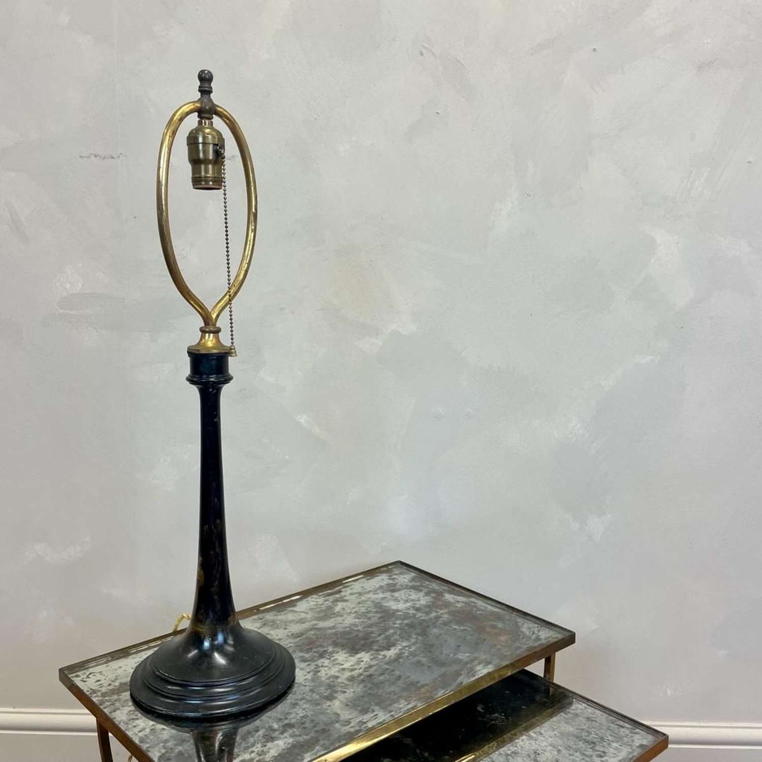 Lacquered Chinoiserie Table Lamp c1910