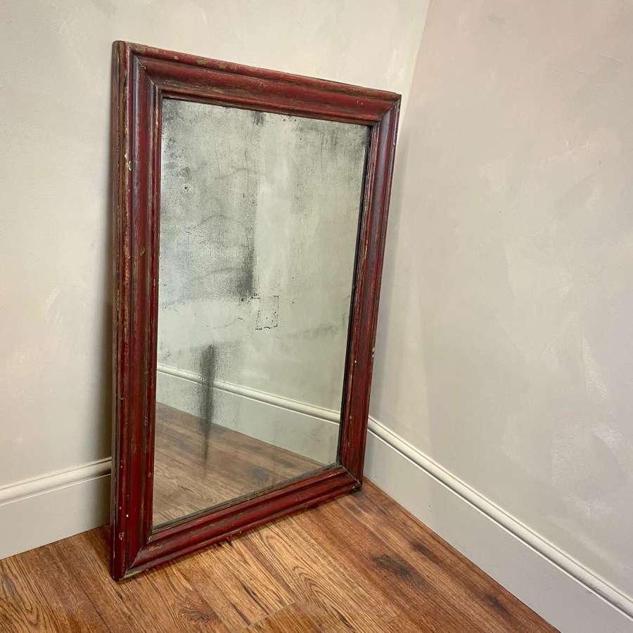19th Century French Gilt Painted Mirror