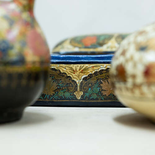 Collection of Kashmiri Boxes & Objects