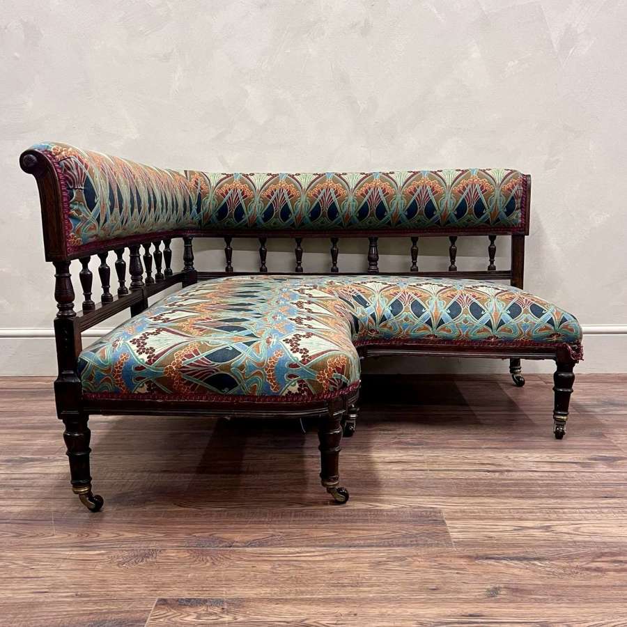 Edwardian Corner Sofa with Liberty Fabric Upholstery