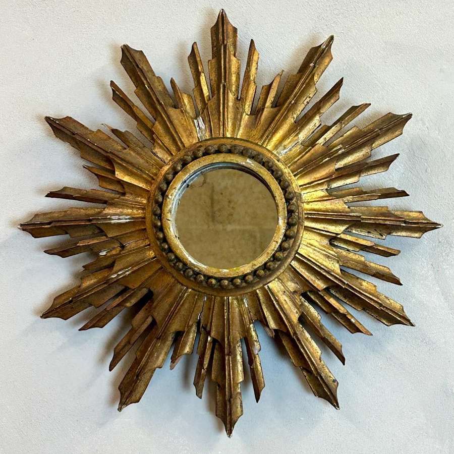 Small Italian Sunburst Mirror