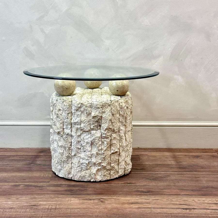 Fossil Stone Coffee Table by Pierre Magnussen Ponte