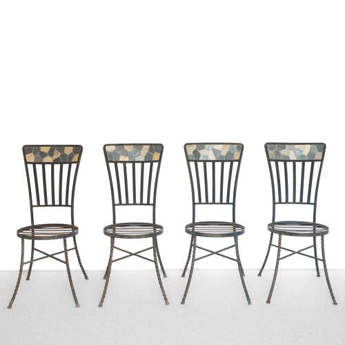 Garden Table and Chair Set attributed to Jean Pierre Ryckaert