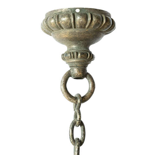 Large 19th Century Cut Glass Plafonnier