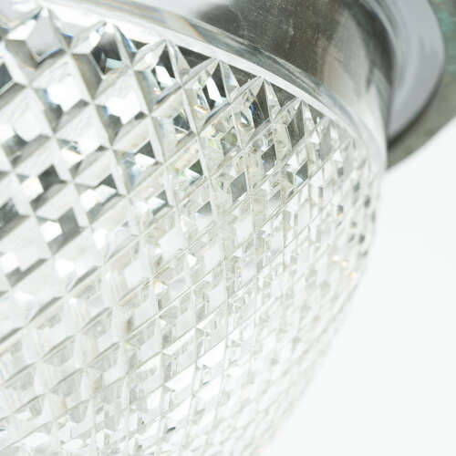 Large 19th Century Cut Glass Plafonnier
