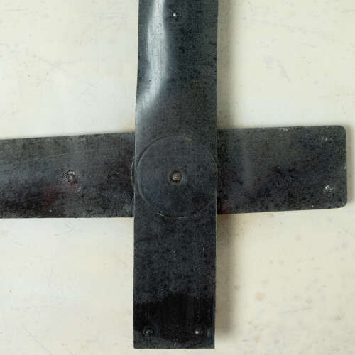 Large Zinc Wall Clock By Brillie Circa 1930