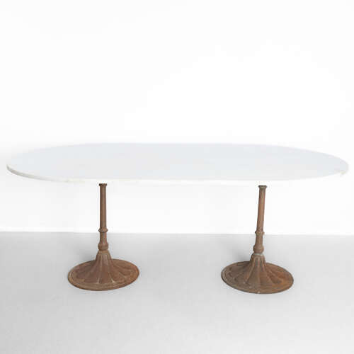 XL French Marble Garden Table