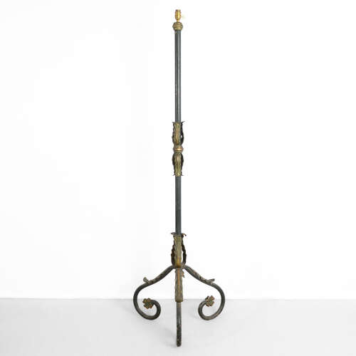 Spanish Wrought Iron Floor Lamp