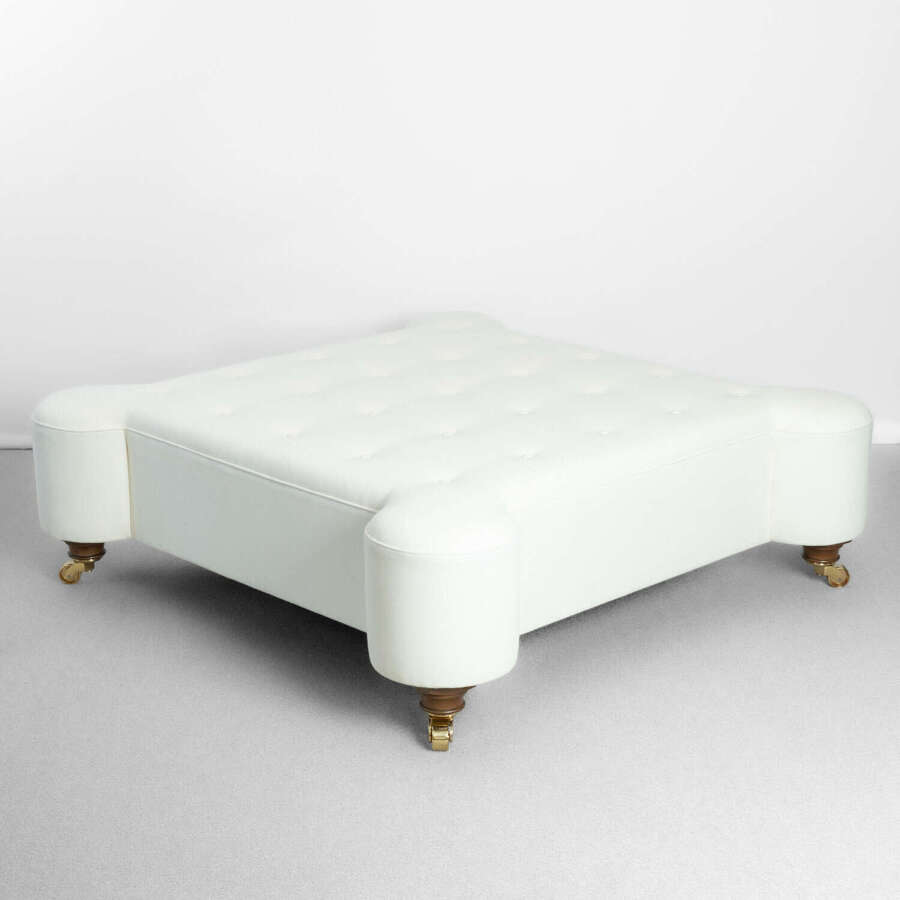 Bespoke made Footstool - Les Coins