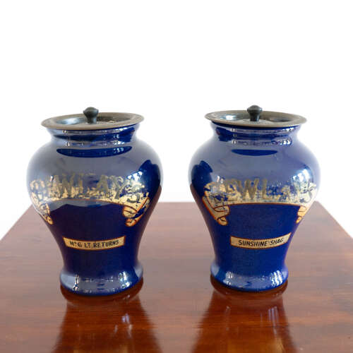 Pair of Royal Doulton Bewlay's Tobacco Jars
