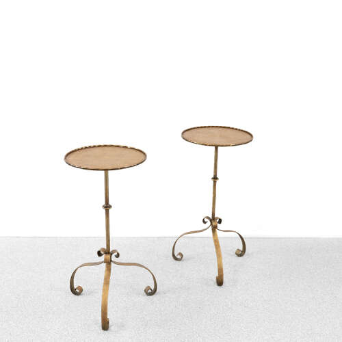 Pair of Spanish 1950's Martini Tables