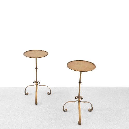 Pair of Spanish 1950's Martini Tables