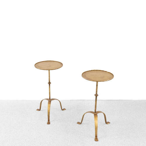 Pair of Spanish 1950's Martini Tables