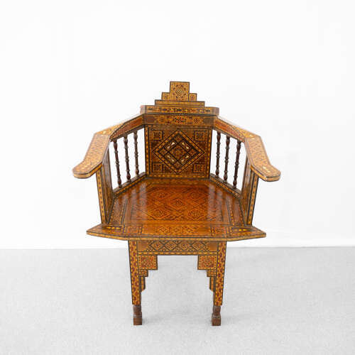 Damascus Inlaid Armchair