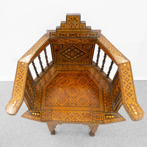 Damascus Inlaid Armchair