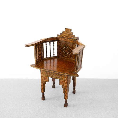 Damascus Inlaid Armchair