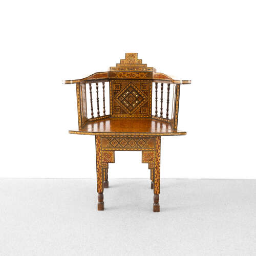 Damascus Inlaid Armchair