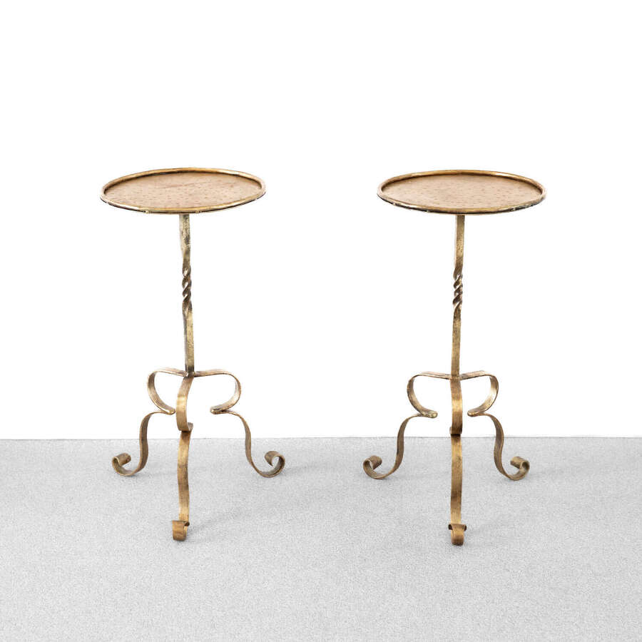 Pair of Spanish 1950's Martini Tables