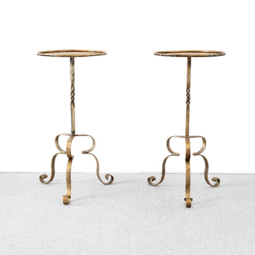 Pair of Spanish 1950's Martini Tables