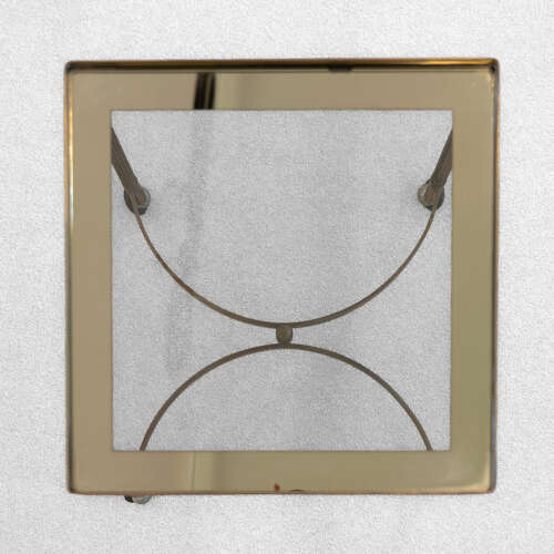 Triptype Nesting Brass and Glass Tables